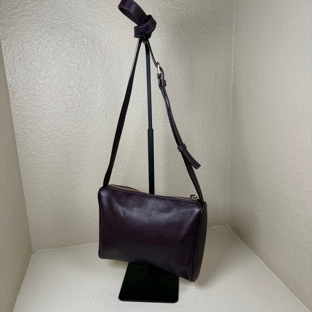 EUC Kate Spade New York Cobble Hill Cayli crossbody purse burgundy with COA - Picture 2 of 8